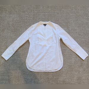 LIKE NEW UNIQUE Vintage J. Crew White/ Ivory Button-Up Shirt sz 8